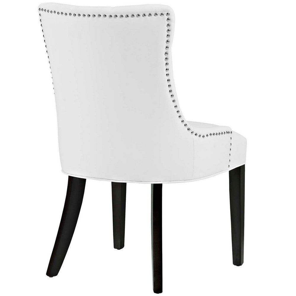 Regent Vinyl Dining Chair White - No Shipping Charges MDY-EEI-2222-WHI