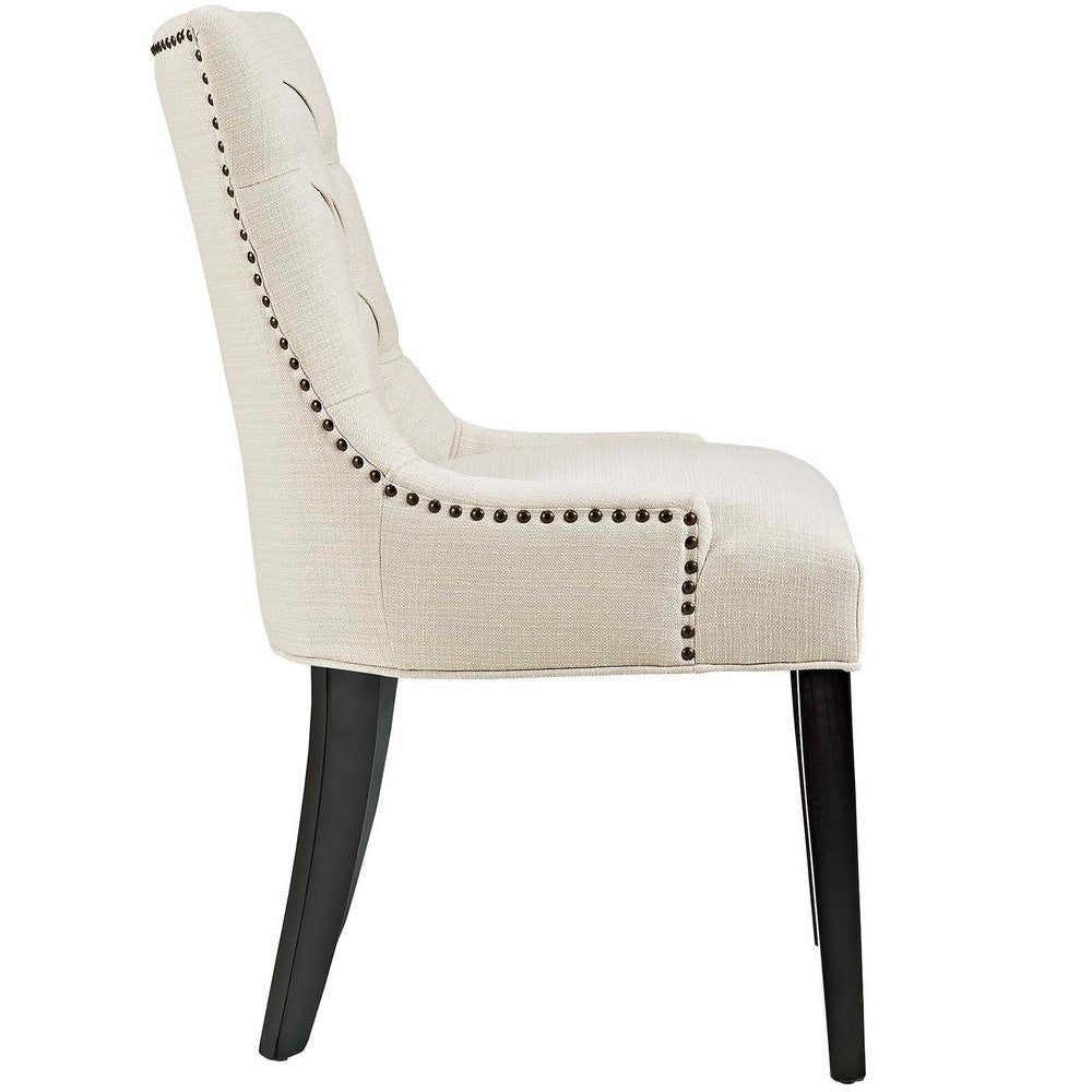 Regent Fabric Dining Chair Beige - No Shipping Charges MDY-EEI-2223-BEI