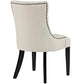 Regent Fabric Dining Chair Beige - No Shipping Charges MDY-EEI-2223-BEI