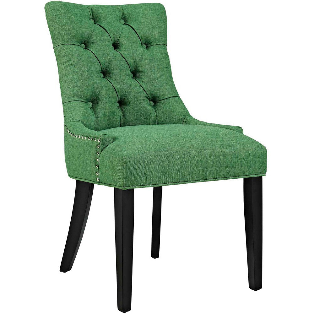 Regent Fabric Dining Chair, Kelly Green - No Shipping Charges