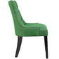 Regent Fabric Dining Chair Kelly Green - No Shipping Charges MDY-EEI-2223-GRN