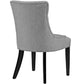 Regent Fabric Dining Chair Light Gray - No Shipping Charges MDY-EEI-2223-LGR