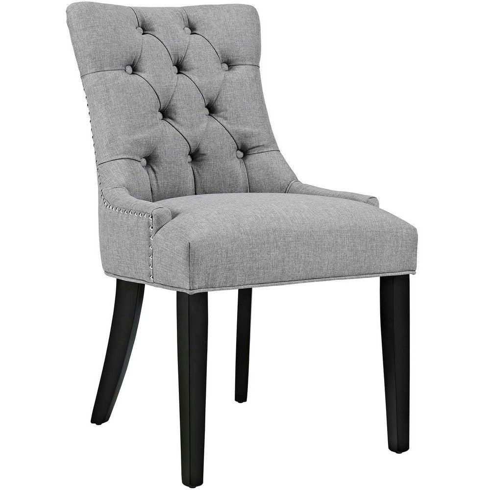 Regent Fabric Dining Chair, Light Gray - No Shipping Charges