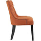 Regent Fabric Dining Chair Orange - No Shipping Charges MDY-EEI-2223-ORA