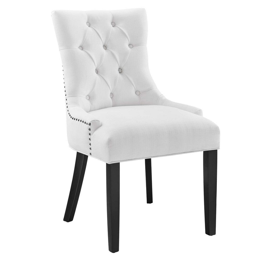 Regent Tufted Fabric Dining Chair - No Shipping Charges MDY-EEI-2223-WHI