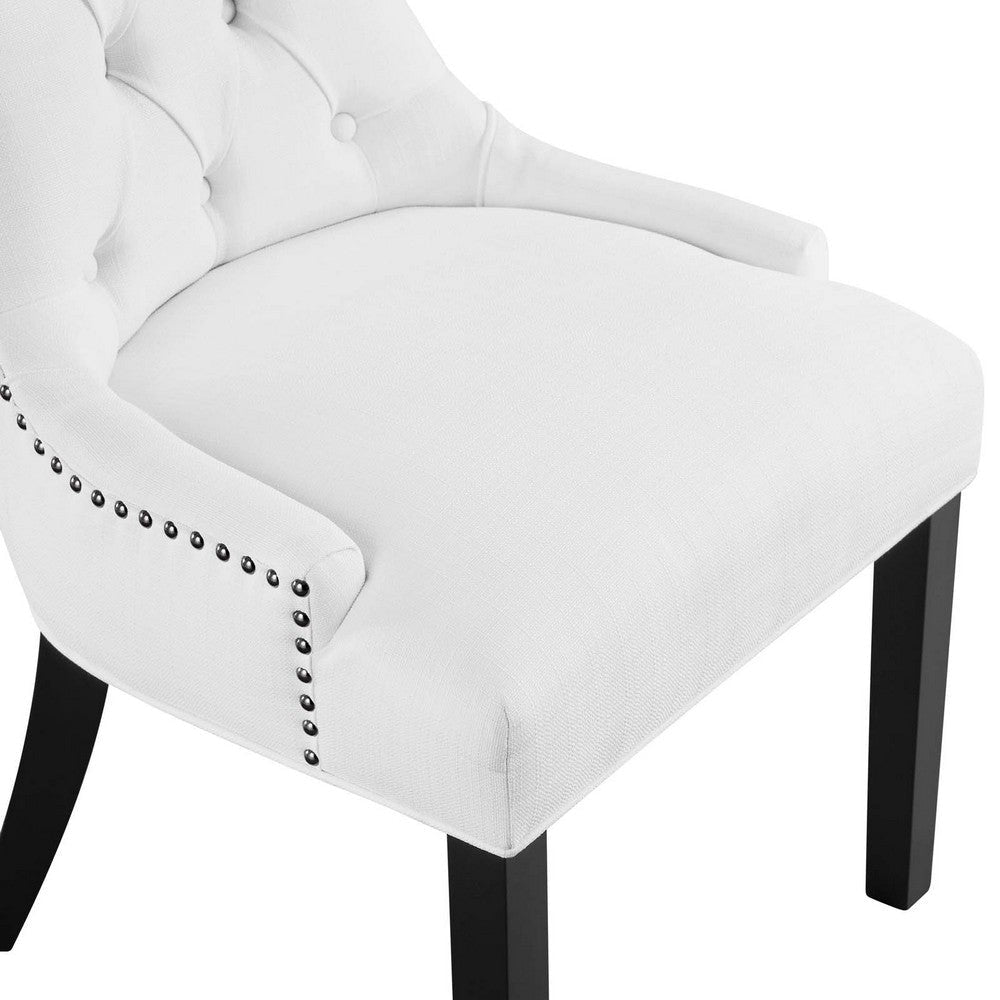 Regent Tufted Fabric Dining Chair - No Shipping Charges MDY-EEI-2223-WHI