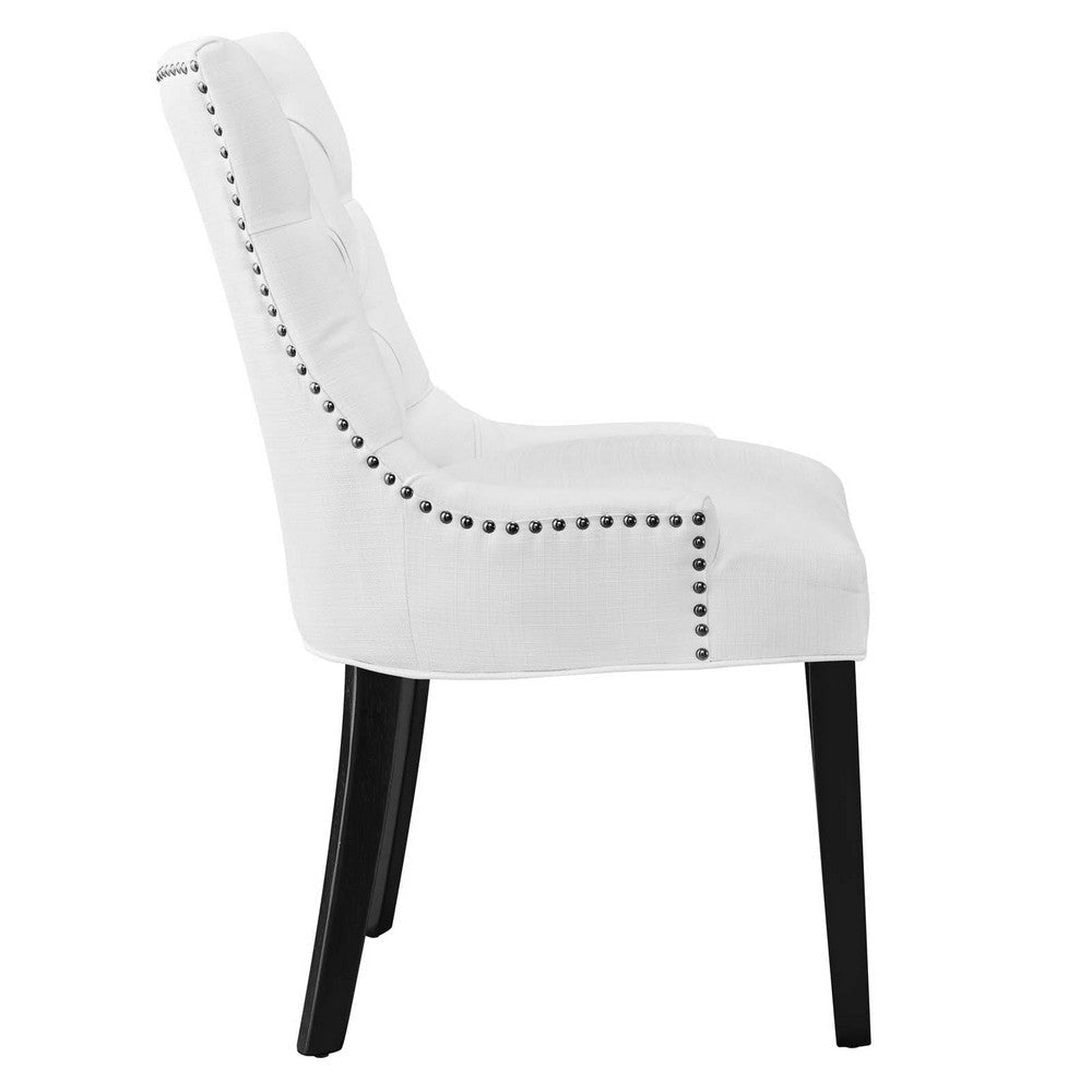 Regent Tufted Fabric Dining Chair - No Shipping Charges MDY-EEI-2223-WHI