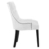 Regent Tufted Fabric Dining Chair - No Shipping Charges MDY-EEI-2223-WHI