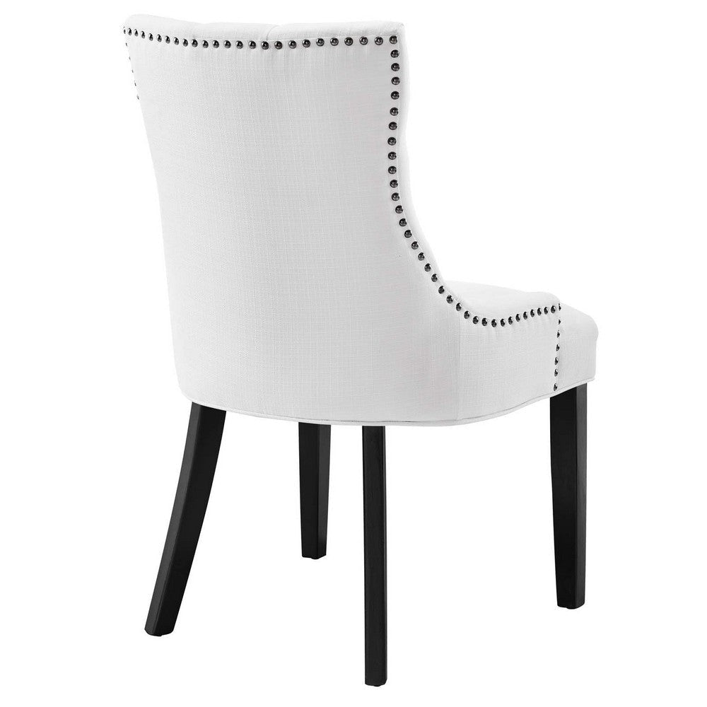 Regent Tufted Fabric Dining Chair - No Shipping Charges MDY-EEI-2223-WHI