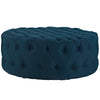 Amour Upholstered Fabric Ottoman Azure - No Shipping Charges MDY-EEI-2225-AZU