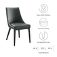 Viscount Vegan Leather Dining Chair - No Shipping Charges MDY-EEI-2226-GRY