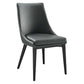 Viscount Vegan Leather Dining Chair - No Shipping Charges MDY-EEI-2226-GRY