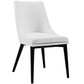 Viscount Vinyl Dining Chair, White - No Shipping Charges