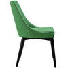 Viscount Fabric Dining Chair Kelly Green - No Shipping Charges MDY-EEI-2227-GRN