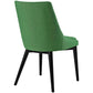 Viscount Fabric Dining Chair Kelly Green - No Shipping Charges MDY-EEI-2227-GRN