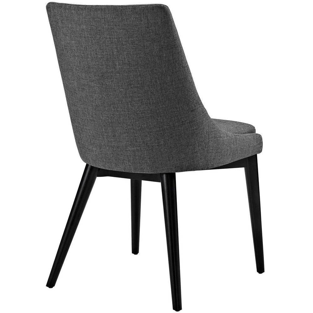 Viscount Fabric Dining Chair Gray - No Shipping Charges MDY-EEI-2227-GRY