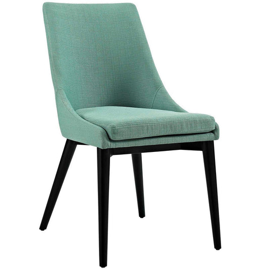 Modway Viscount Mid-Century Modern Upholstered Fabric Kitchen and Dining Room Chair in Laguna