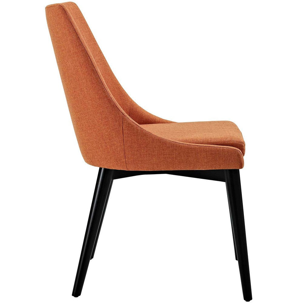 Modway Viscount Fabric Dining Chair Orange - No Shipping Charges MDY-EEI-2227-ORA