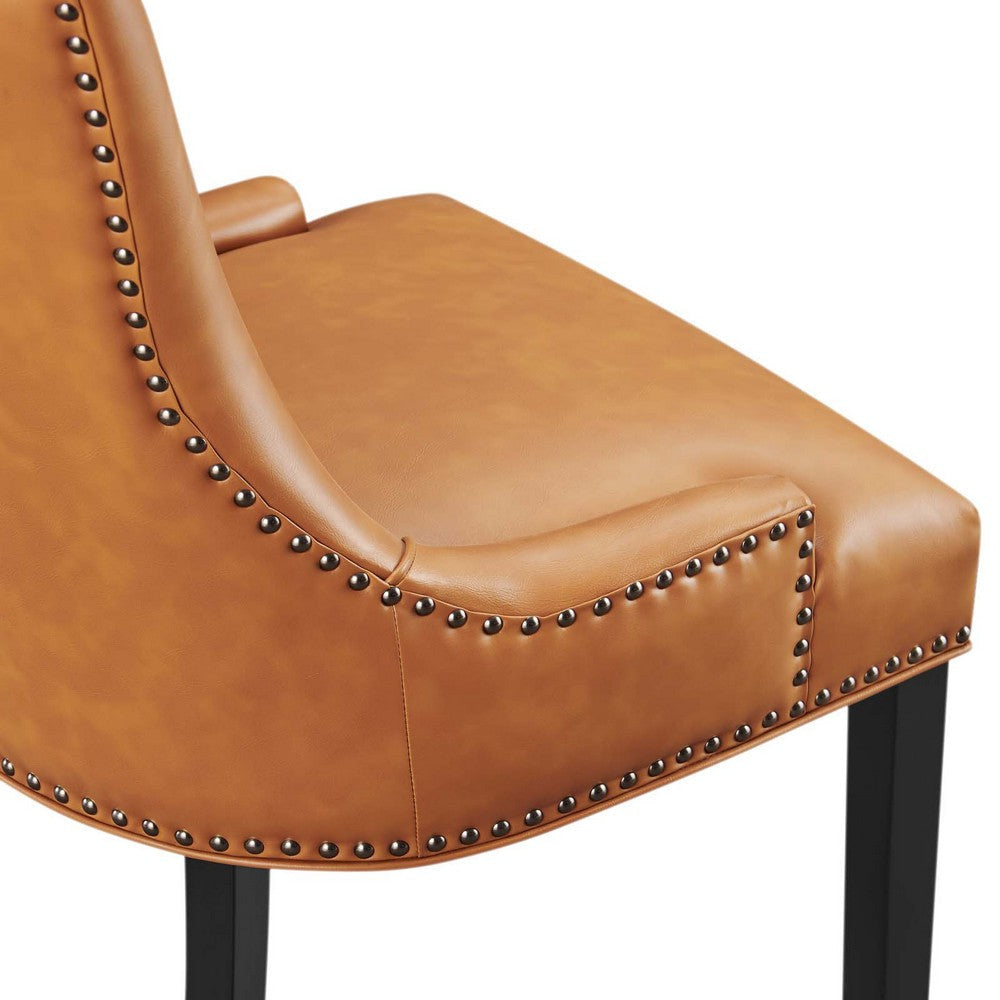 Marquis Vegan Leather Dining Chair - No Shipping Charges MDY-EEI-2228-TAN