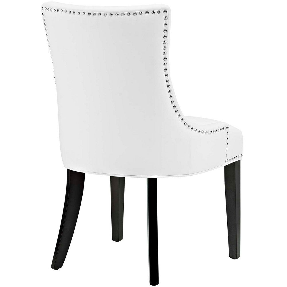 Marquis Faux Leather Dining Chair White - No Shipping Charges MDY-EEI-2228-WHI