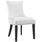 Marquis Faux Leather Dining Chair White - No Shipping Charges MDY-EEI-2228-WHI