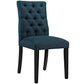 Duchess Fabric Dining Chair, Azure - No Shipping Charges