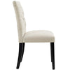 Duchess Fabric Dining Chair Beige - No Shipping Charges MDY-EEI-2231-BEI