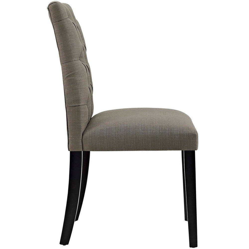 Duchess Fabric Dining Chair Granite - No Shipping Charges MDY-EEI-2231-GRA