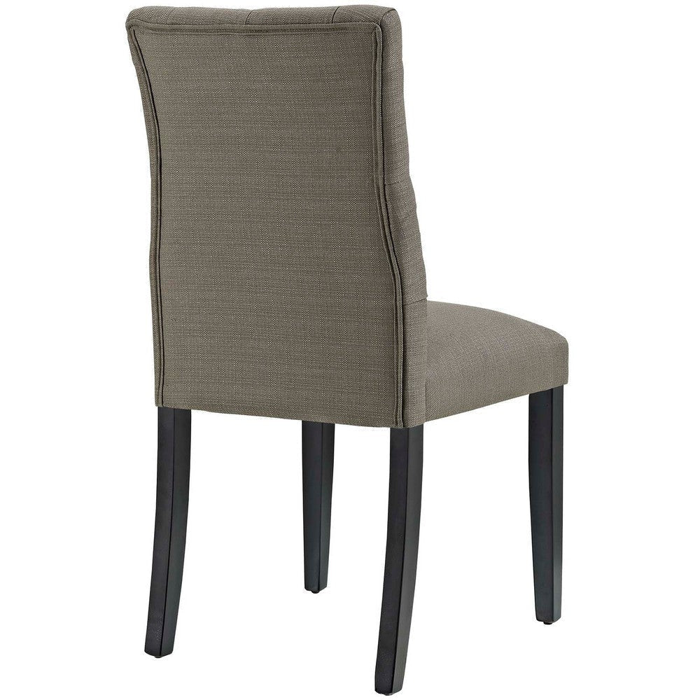 Duchess Fabric Dining Chair Granite - No Shipping Charges MDY-EEI-2231-GRA