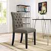 Duchess Fabric Dining Chair Granite - No Shipping Charges MDY-EEI-2231-GRA