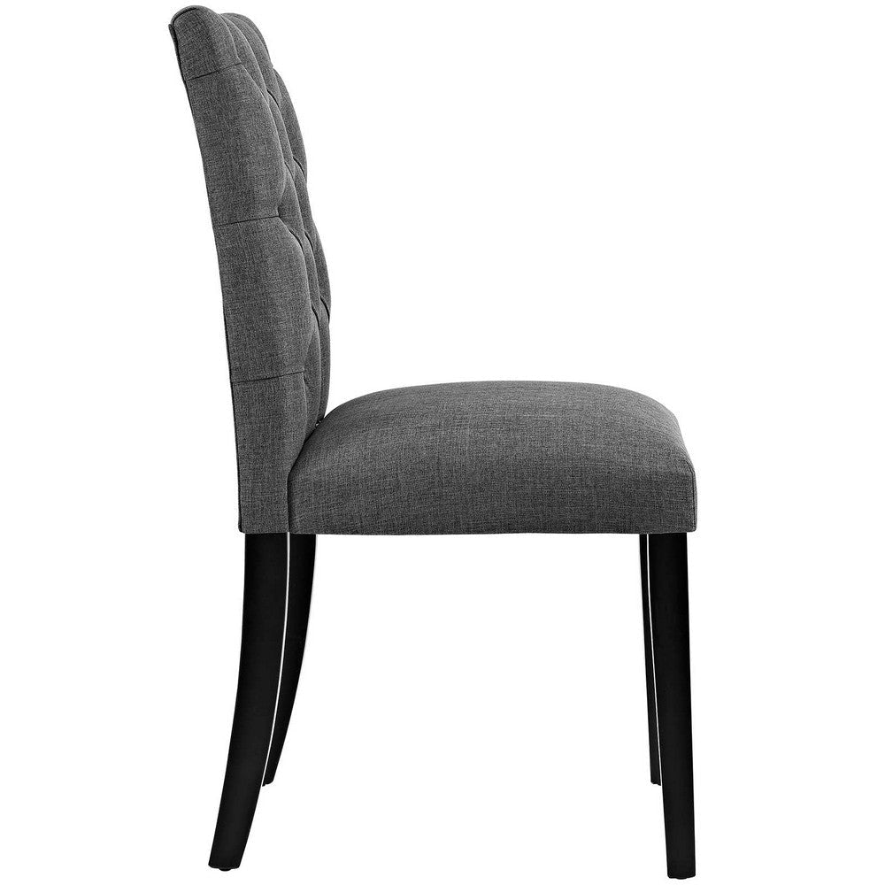 Duchess Fabric Dining Chair Gray - No Shipping Charges MDY-EEI-2231-GRY