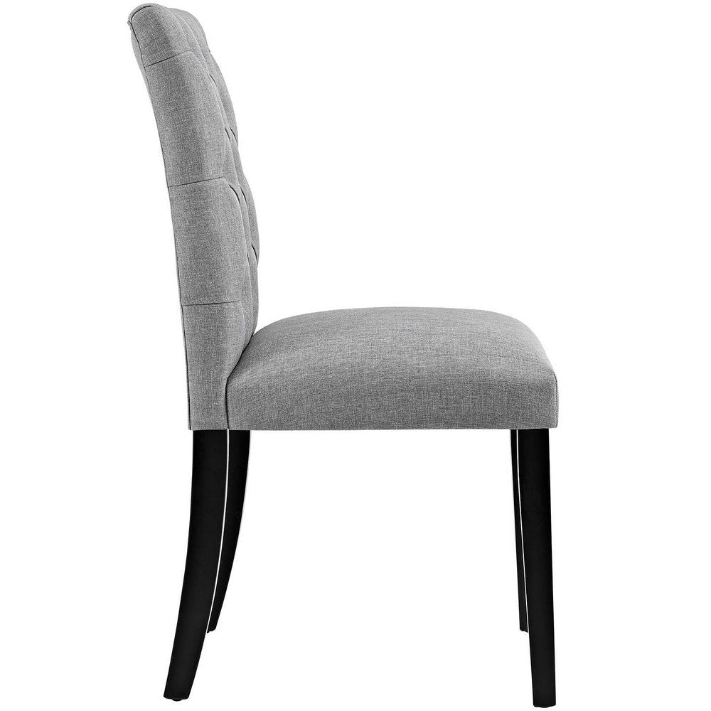 Duchess Fabric Dining Chair Light Gray - No Shipping Charges MDY-EEI-2231-LGR