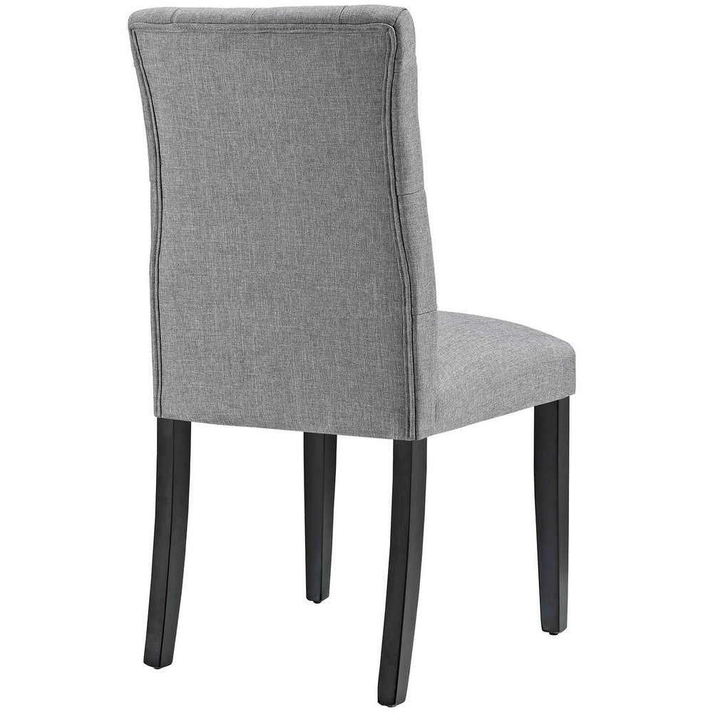 Duchess Fabric Dining Chair Light Gray - No Shipping Charges MDY-EEI-2231-LGR