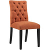 Modway MO- Duchess Modern Tufted Button Upholstered Fabric Parsons, Dining Chair, Orange