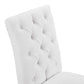 Duchess Button Tufted Fabric Dining Chair - No Shipping Charges MDY-EEI-2231-WHI