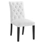 Duchess Button Tufted Fabric Dining Chair - No Shipping Charges MDY-EEI-2231-WHI