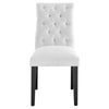 Duchess Button Tufted Fabric Dining Chair - No Shipping Charges MDY-EEI-2231-WHI