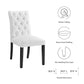 Duchess Button Tufted Fabric Dining Chair - No Shipping Charges MDY-EEI-2231-WHI