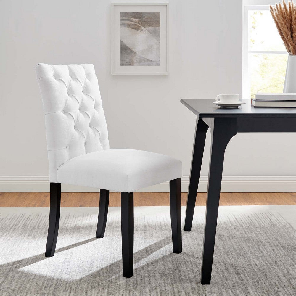 Modway Duchess, Dining Chair, White