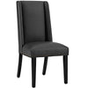 Baron Vinyl Dining Chair Black - No Shipping Charges MDY-EEI-2232-BLK