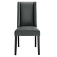 Baron Vegan Leather Dining Chair - No Shipping Charges MDY-EEI-2232-GRY