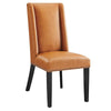 Baron Vegan Leather Dining Chair - No Shipping Charges MDY-EEI-2232-TAN