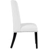 Baron Vinyl Dining Chair White - No Shipping Charges MDY-EEI-2232-WHI