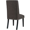 Baron Fabric Dining Chair Brown - No Shipping Charges MDY-EEI-2233-BRN