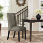 Baron Fabric Dining Chair Granite - No Shipping Charges MDY-EEI-2233-GRA