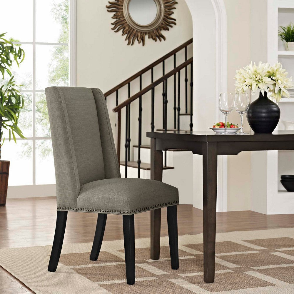 Baron Fabric Dining Chair Granite - No Shipping Charges MDY-EEI-2233-GRA