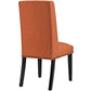 Baron Fabric Dining Chair Orange - No Shipping Charges MDY-EEI-2233-ORA