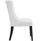 Baronet Vinyl Dining Chair White - No Shipping Charges MDY-EEI-2234-WHI