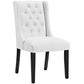 Baronet Vinyl Dining Chair White - No Shipping Charges MDY-EEI-2234-WHI