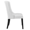 Modway Baronet Button Tufted Fabric One Dining Chair White MDY-EEI-2235-WHI